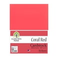 thumbnail image 1 of Coral Red Cardstock - 8.5 x 11 inch - 65Lb Cover - 50 Sheets - Clear Path Paper, 1 of 9