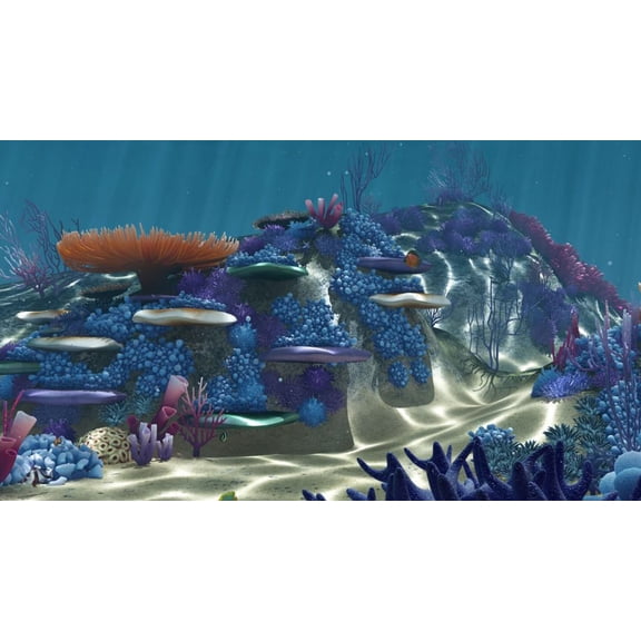 Coral Reef Canvas Art Deep Ocean Picture Wall Art Blue Sea Framed Painting Wall Decor For Home Office Bedroom Reeady to Hang