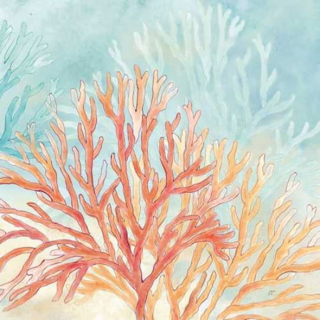 Coral Reef III Canvas Art - Cynthia Coulter (24 x 24)