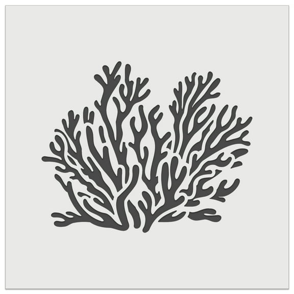 Coral Reef Ocean DIY Cookie Wall Craft Stencil - 11.5 Inch