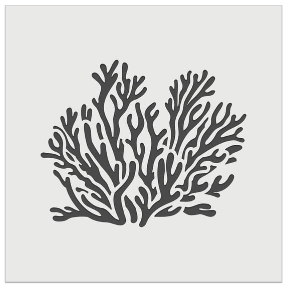 Coral Reef Ocean DIY Cookie Wall Craft Stencil - 7.0 Inch