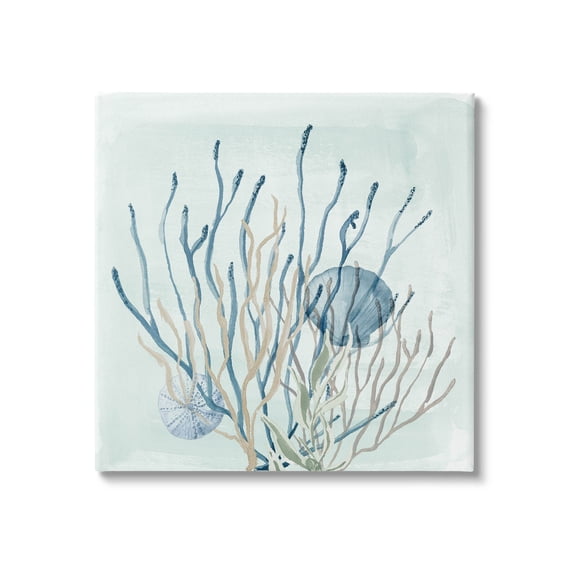 Coral Reef Underwater Seashells Animals & Insects Graphic Art Gallery Wrapped Canvas Print Wall Art