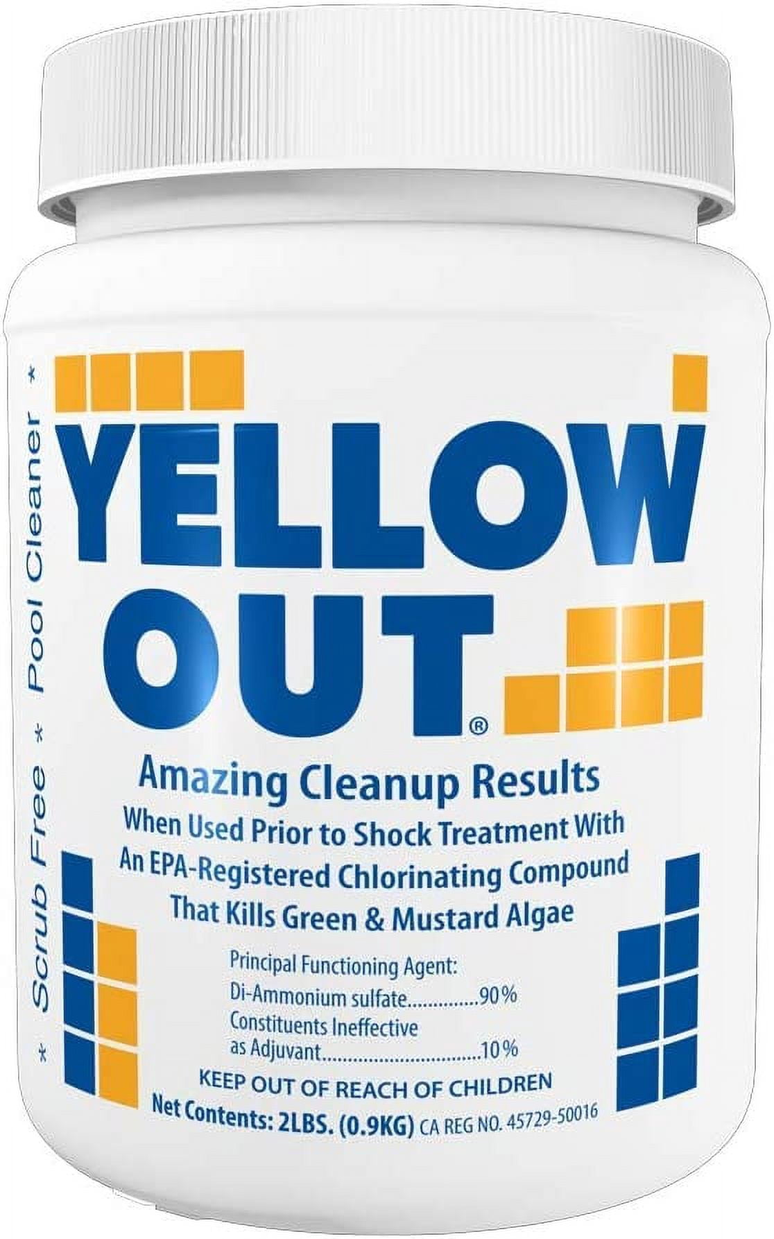 Coral Seas YELLOWOUT Yellow Out Pool Algaecide 2 Lbs.