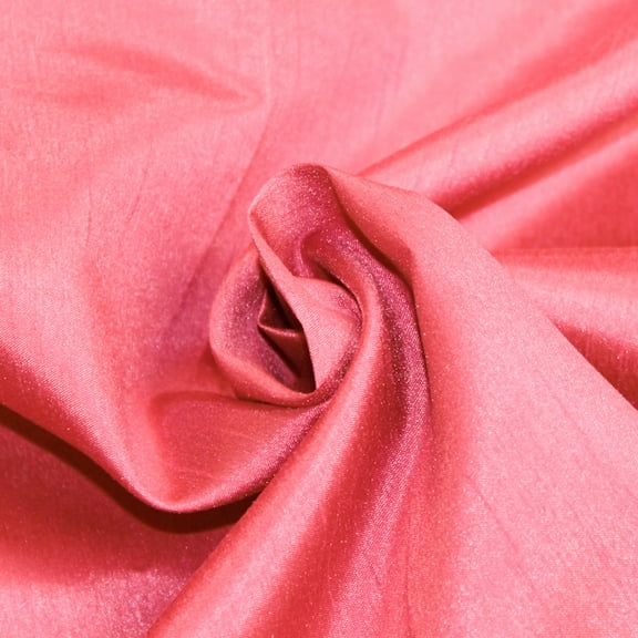 Coral Shantung Mid-Weight Fabric, 1 Yard, Style 3005