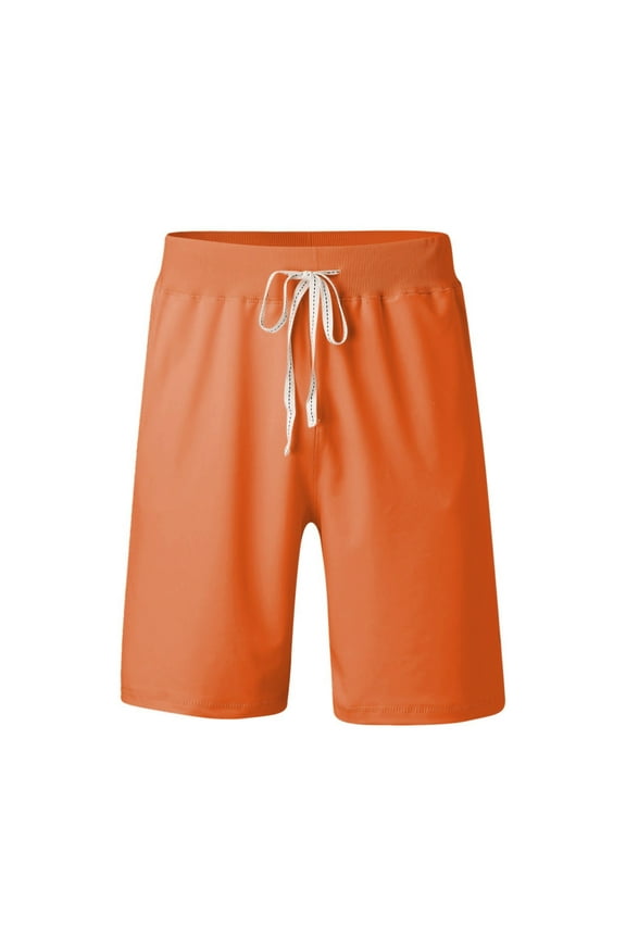 Coral Shorts Men Men Toga Casual With Pockets Solid Shorts Beach Sports Drawstring Shorts Men Summer Men's Casual Shorts Gift Boy Shorts for Men Quick Y