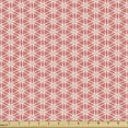 thumbnail image 1 of Ambesonne Coral Fabric by the Yard Upholstery, Sunflowers Damask Floral, 10 Yards, Coral White, 1 of 4