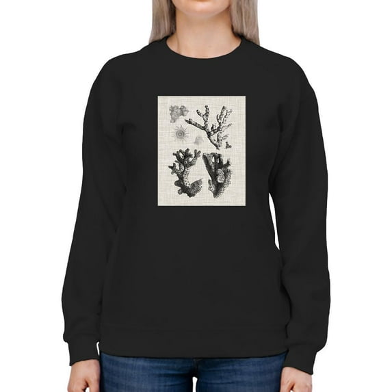 Coral Specimen I Sweatshirt Women -Vision Studio Designs, Female 3X-Large