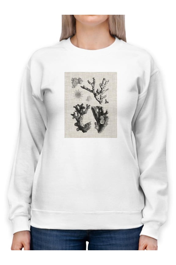 Coral Specimen I Sweatshirt Women -Vision Studio Designs, Female x-Large