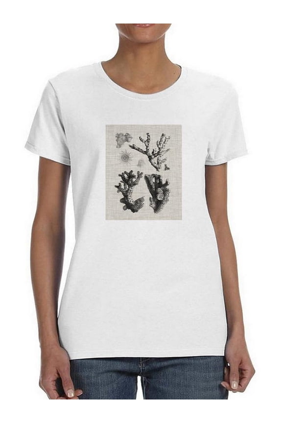 Coral Specimen I T-Shirt Women -Vision Studio Designs, Female 3X-Large