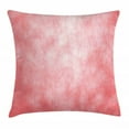 thumbnail image 1 of Coral Throw Pillow Cushion Cover, Pale Spring Watercolor Design Girlish Tie Dye Abstract Color Texture Image, Decorative Square Accent Pillow Case, 20 X 20 Inches, Coral Peach Salmon, by Ambesonne, 1 of 2