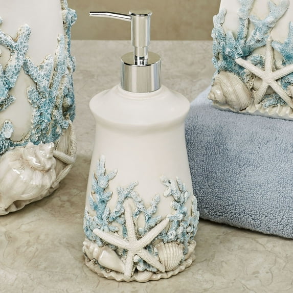 Coral Treasures Coastal Lotion Soap Dispenser Lotion Soap