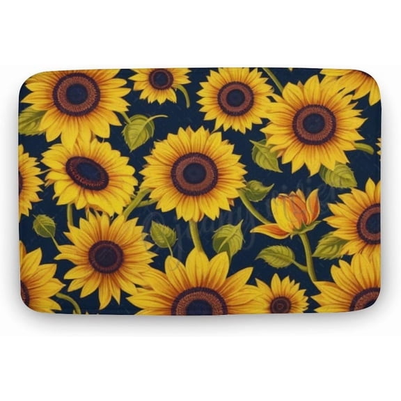 Coral Velvet Doormat Anti Slip Rubber Backing Floor Mat, Floral Spring Door Mat for Women Teens Girls, Welcome Mat for Bedroom Living Room Bathroom Kitchen Decor 19.7"x31.5"