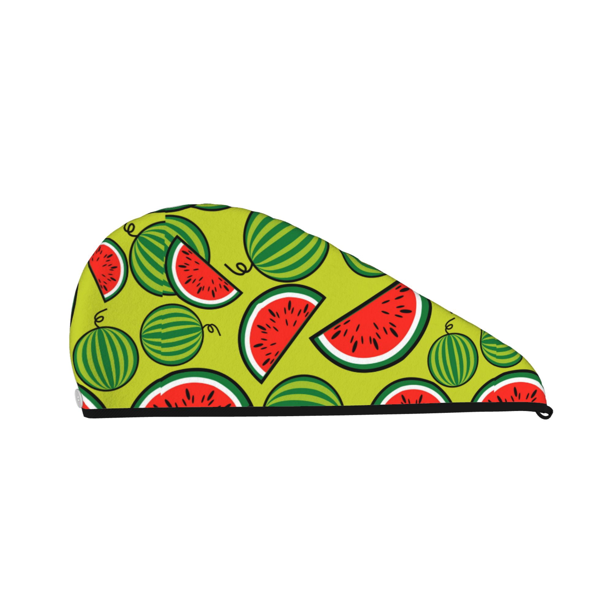 Coral Velvet Dry Hair Cap Watermelon Quick Moisture Absorbing Dry Hair