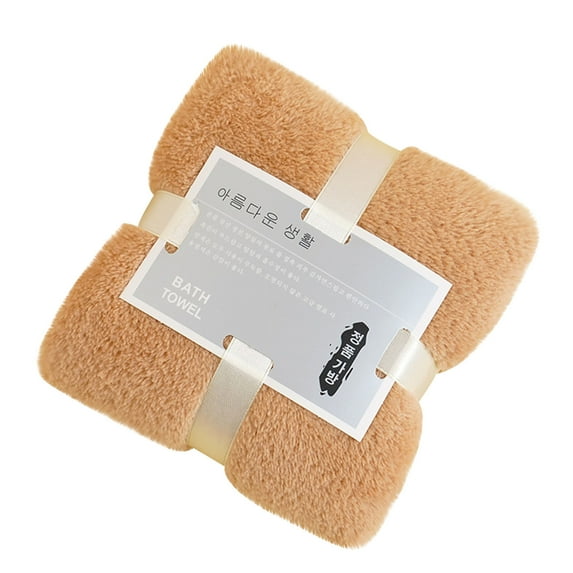 Coral Velvet Face Towel with High Water Absorption, Long Staple Cotton Material for Gentle Skin Care, Ideal as Wedding Gift or Daily Bathroom Use
