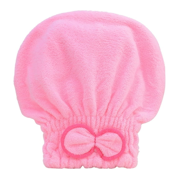 Coral Velvet Microfiber Hair Turban Wrap Super Absorbent Bath Towel for Women
