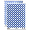 thumbnail image 1 of Coral from the Ocean Reef Round Sticker Set - Dark Blue - Matte Finish - 0.50" Size, 1 of 3