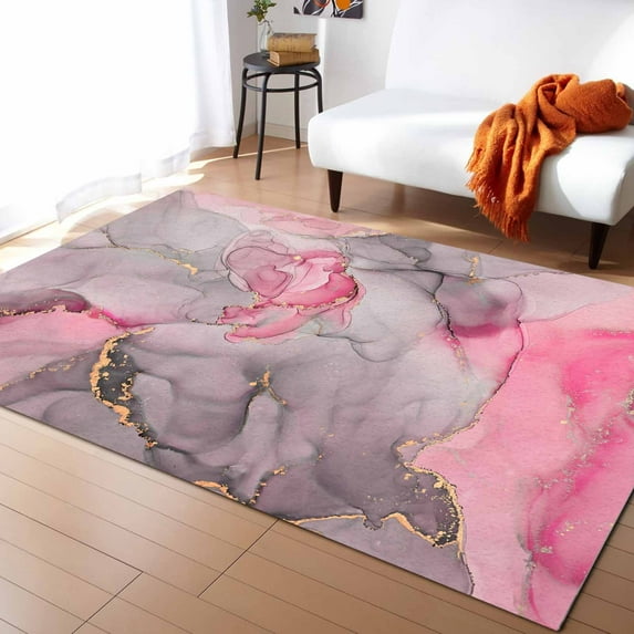 Coral velvet Marble Honeycomb Texture Aqua Green Carpet Area Rug Children's Room Living Room Bedroom Large Rug Home Play Decoration Floor Mat