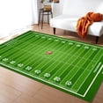 thumbnail image 1 of Coral velvet Sport Rugby Field Football Living Room Carpet Coffee Table Floor Mat Study Bedroom Bedside Home Decoration Large Rug Floor Mat, 1 of 5
