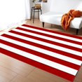 thumbnail image 1 of Coral velvet Vertical Stripe Black And White Living Room Floor Mat Children's Room Bedroom Bedside Carpet Kitchen Door Mat, 1 of 5