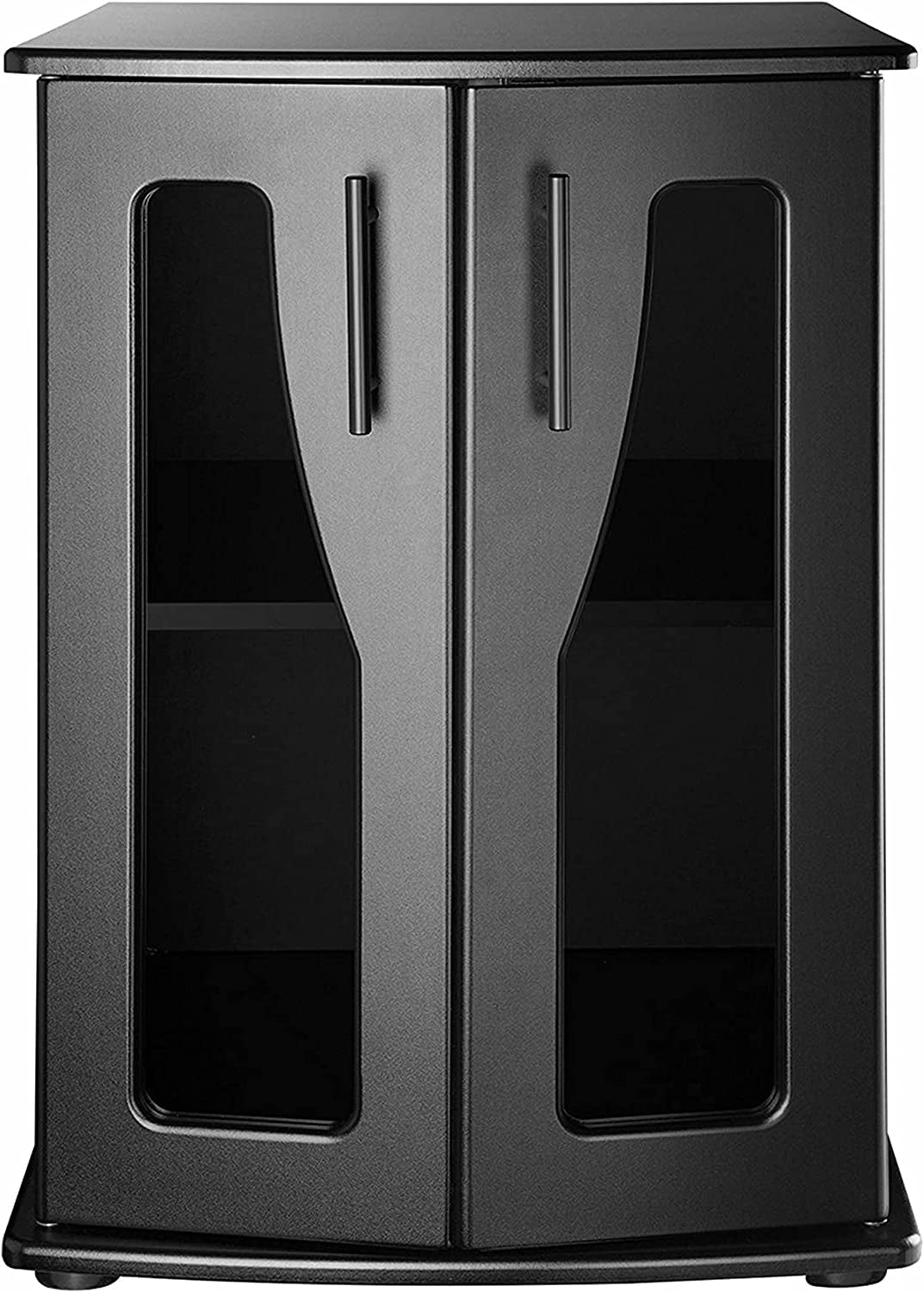 Black Acrylic Door Aquarium Cabinet Stand