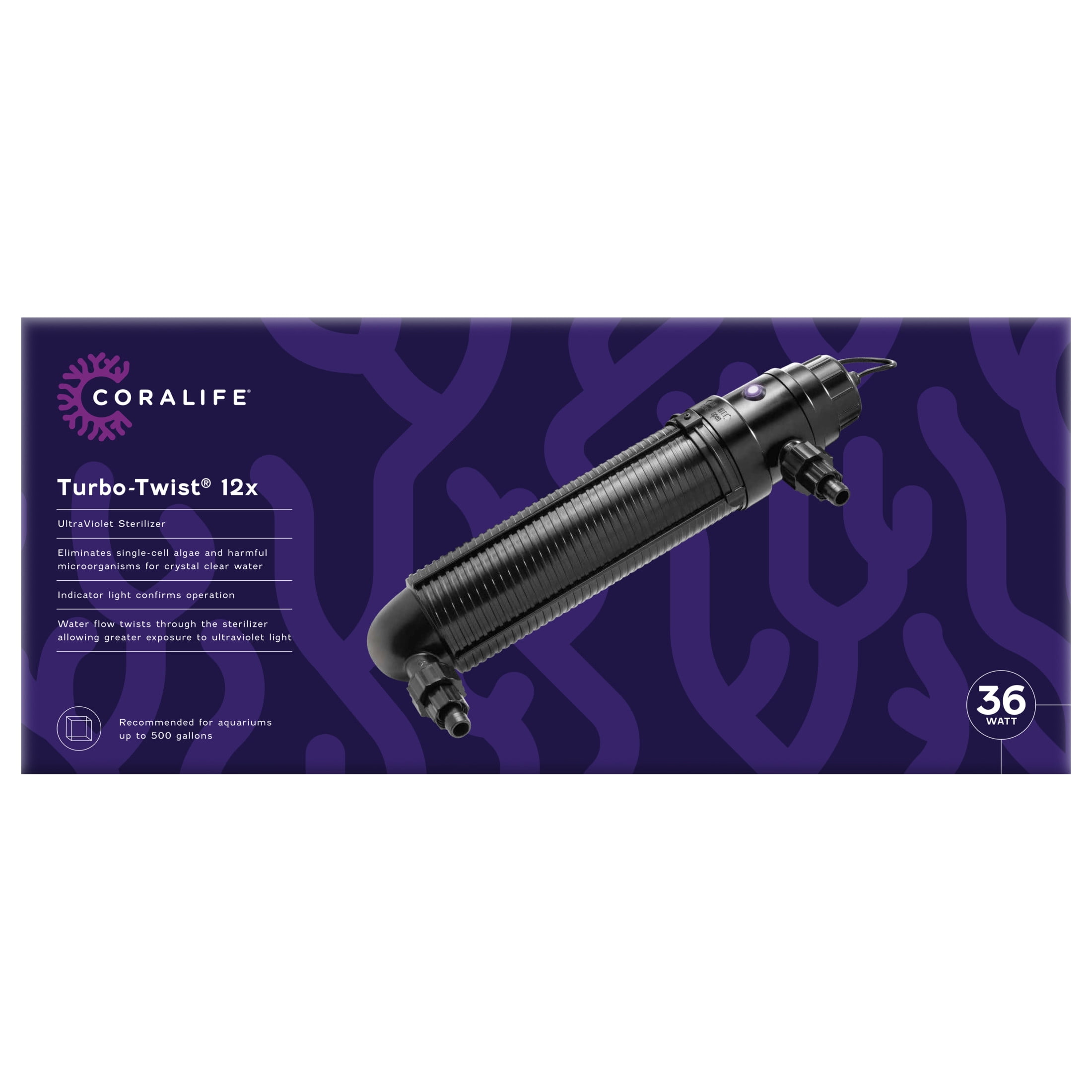 #️⃣CORALIFE Turbo-Twist 12X UV紫外線ライト　36w Amazon.com : 36W Coral Life Turbo-Twist 12X, 36 Watt UV-C