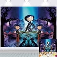 thumbnail image 1 of Coraline Backdrop Banner Party Supplies Poster Movie Theme Background for Photography Kids Birthday Decorations, 1 of 4