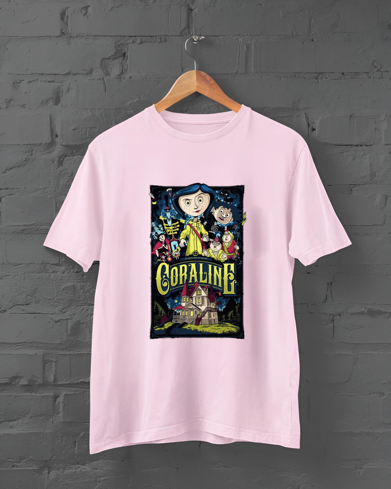 Coraline Best For Coraline Movie Vintage Retro Horror Comfort Colors T