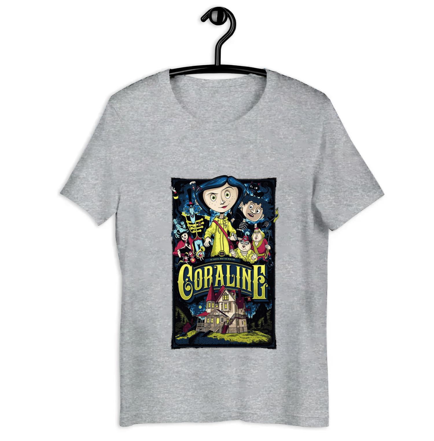 Coraline Best For Coraline Movie Vintage Retro Horror Comfort Colors T ...