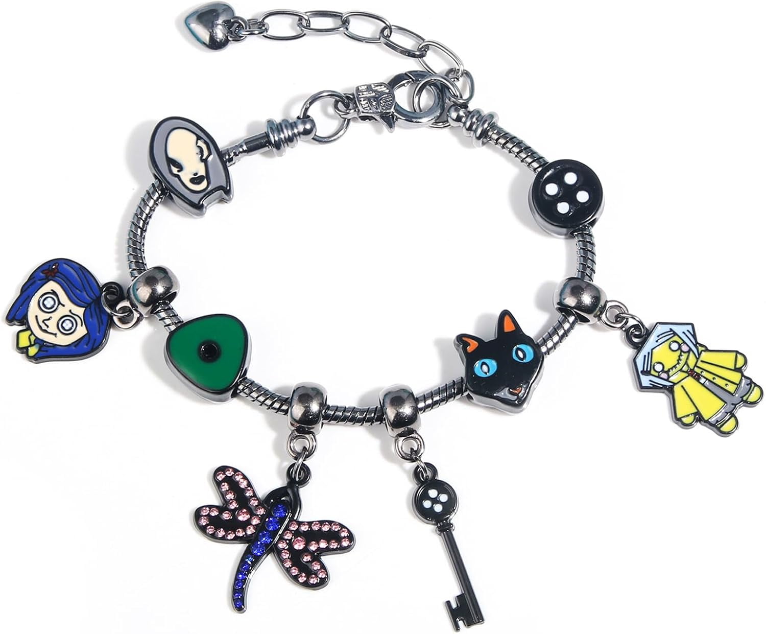 Coraline Charm Bracelet - Coraline Halloween Costume Accessories ...