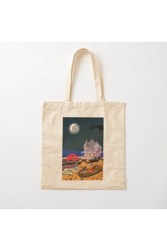 Coraline Garden Cotton Tote Bag Canvas Tote Bag, Family Gift For Mother, Her