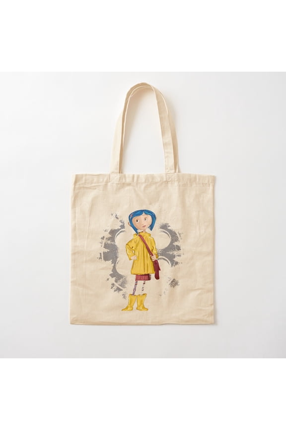 Coraline Cotton Tote Bag Canvas Tote Bag, Family Gift For Mother, Her
