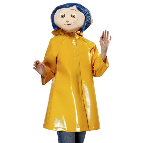 Coraline Deluxe Overhead Adult Mask