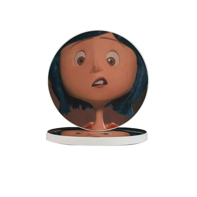 Coraline Diatomaceous Earth Coaster, Diatomite Drink Coasters, Water