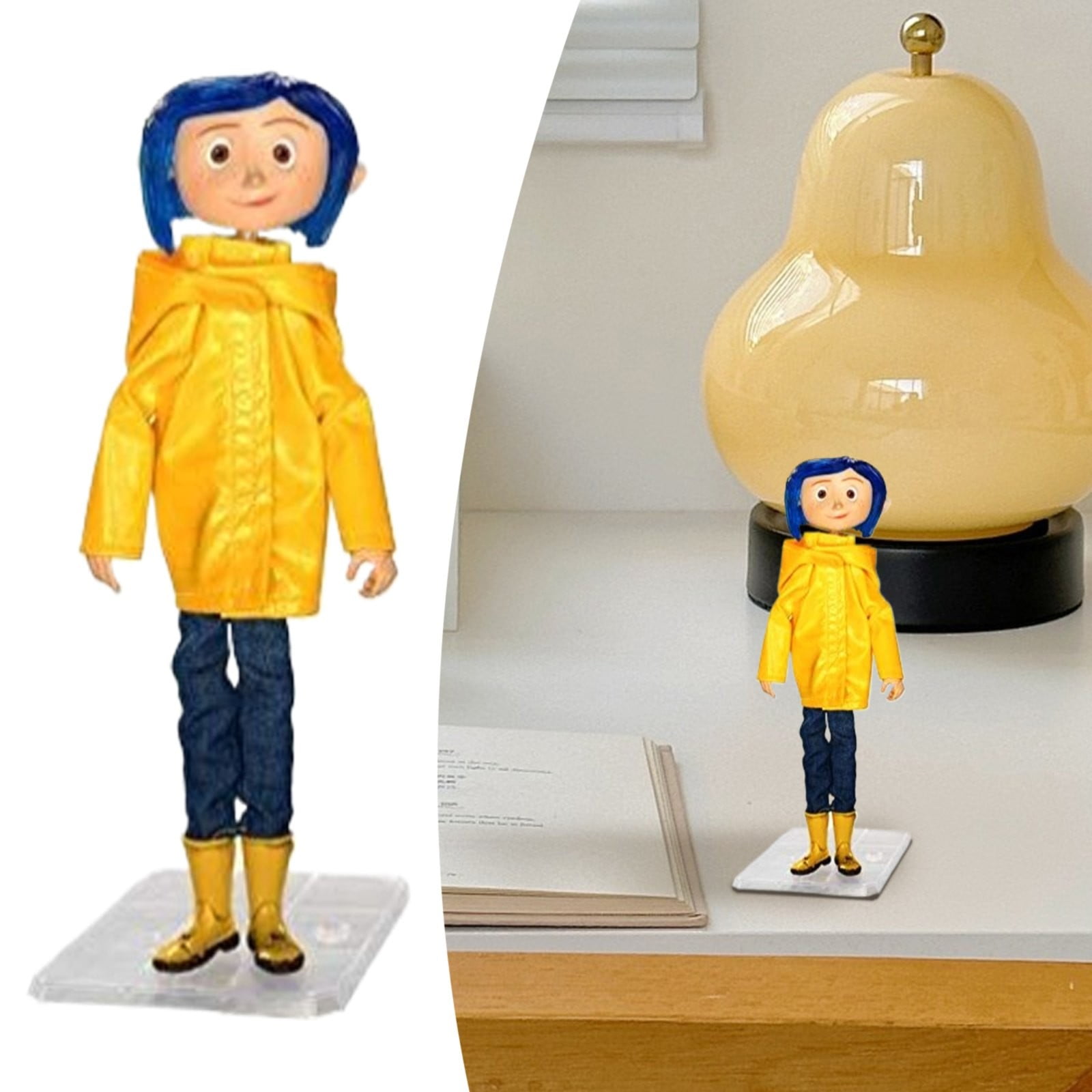 Coraline Fashion Doll, Yellow, Blue 1104 For Children's Christmas