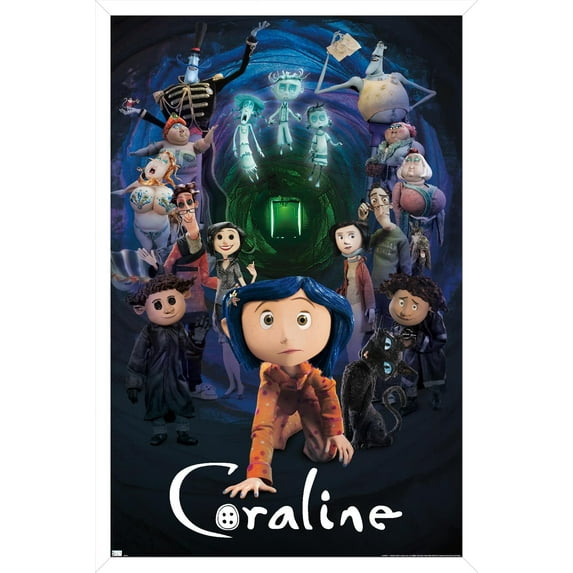 Coraline - Group Wall Poster, 22.375" x 34" Framed