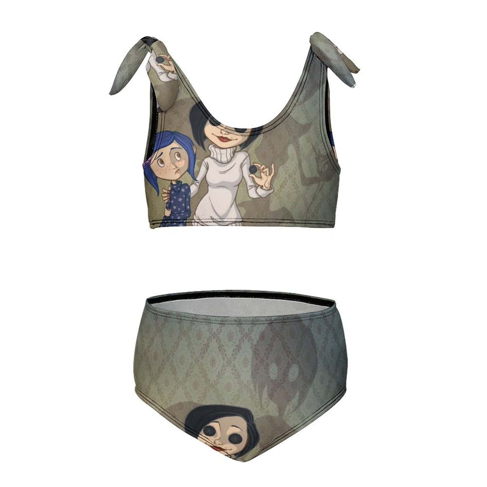 Coraline Kid's Swimwear Two Piece Swimsuit Summer Beach Vacation Girls ...