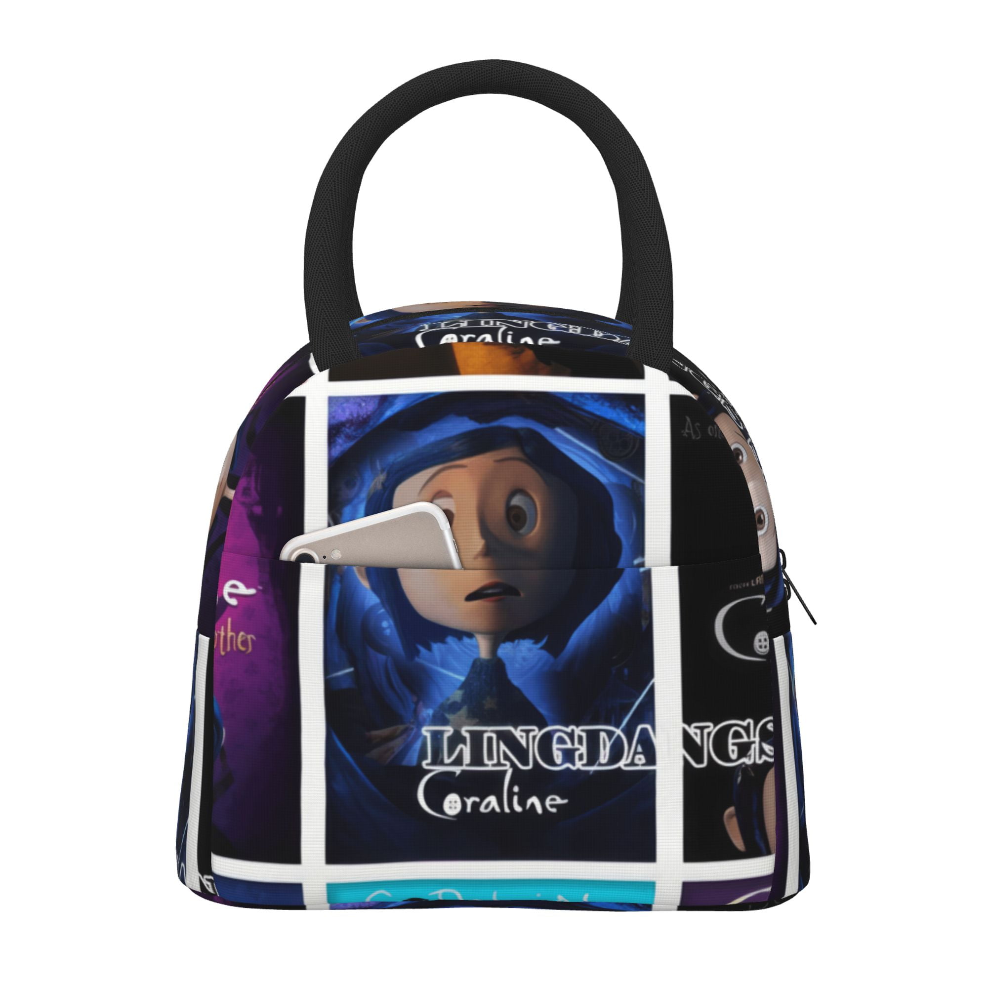 Coraline Lunch Box Lunch Bag For Women Adult Men Large Portable