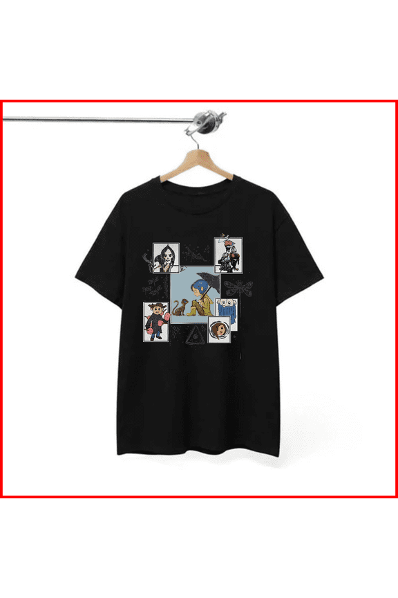 Coraline Other Mother Button Eyes Stop Motion Horror Movie Fan T-Shirt V17421n, S - 5XL
