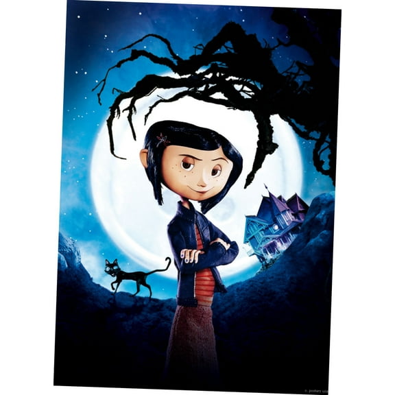 Coraline Poster 12x16 Art Print on Metal Sign 12in x 16in Multi-Color Square Adults Best Posters
