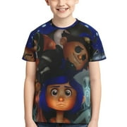 Coraline Poster Teen T Shirts Unisex Crewneck Short Sleeve T-Shirt Tees Top For Boys Girls Youth Kids X-Small