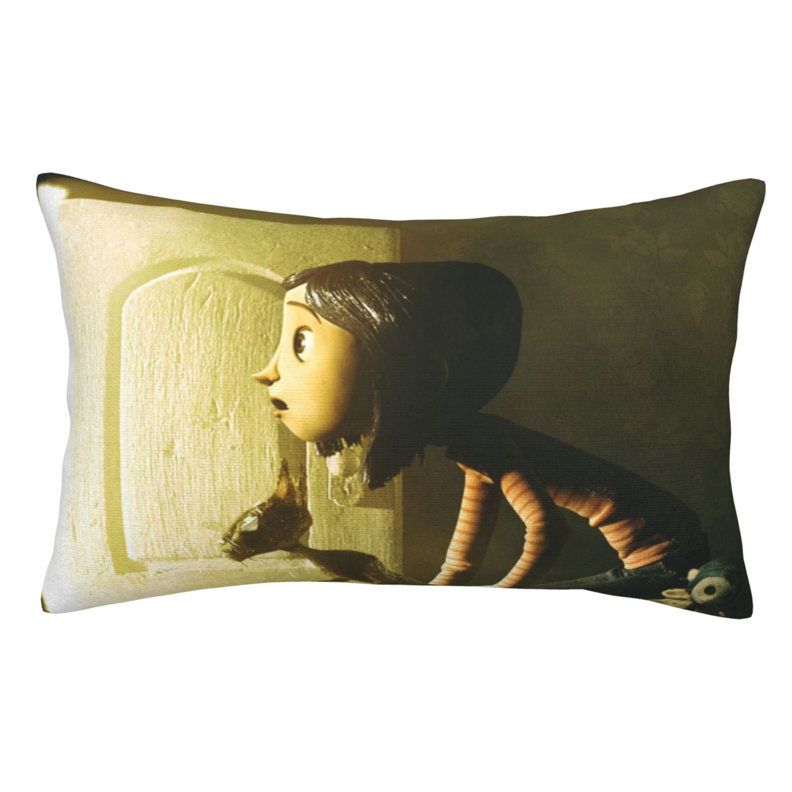 Coraline Secret Pillowcase Decor Cushion Pillow Covers With Hidden