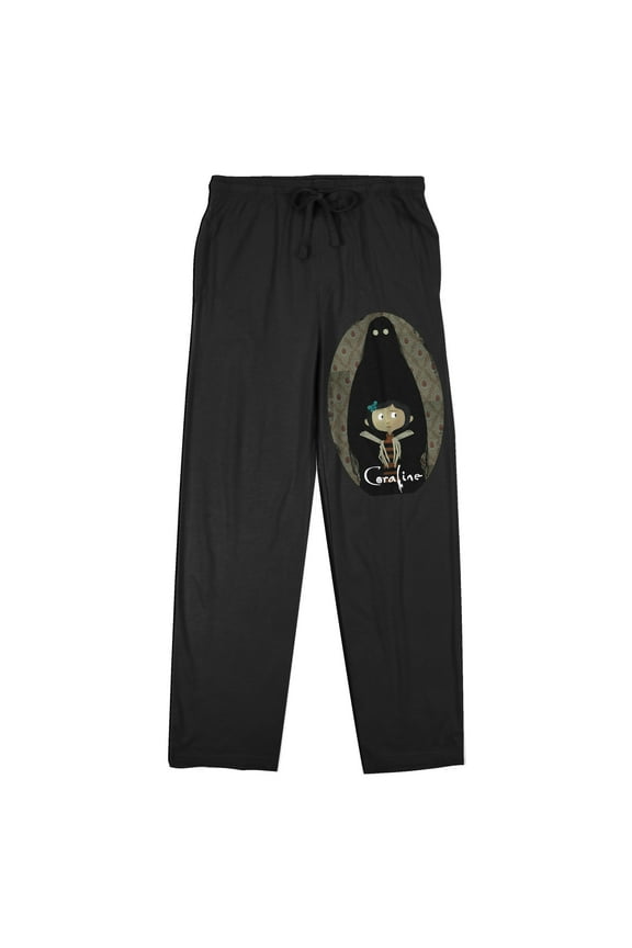 Coraline Shadow Women's Black Sleep Pajama Pants