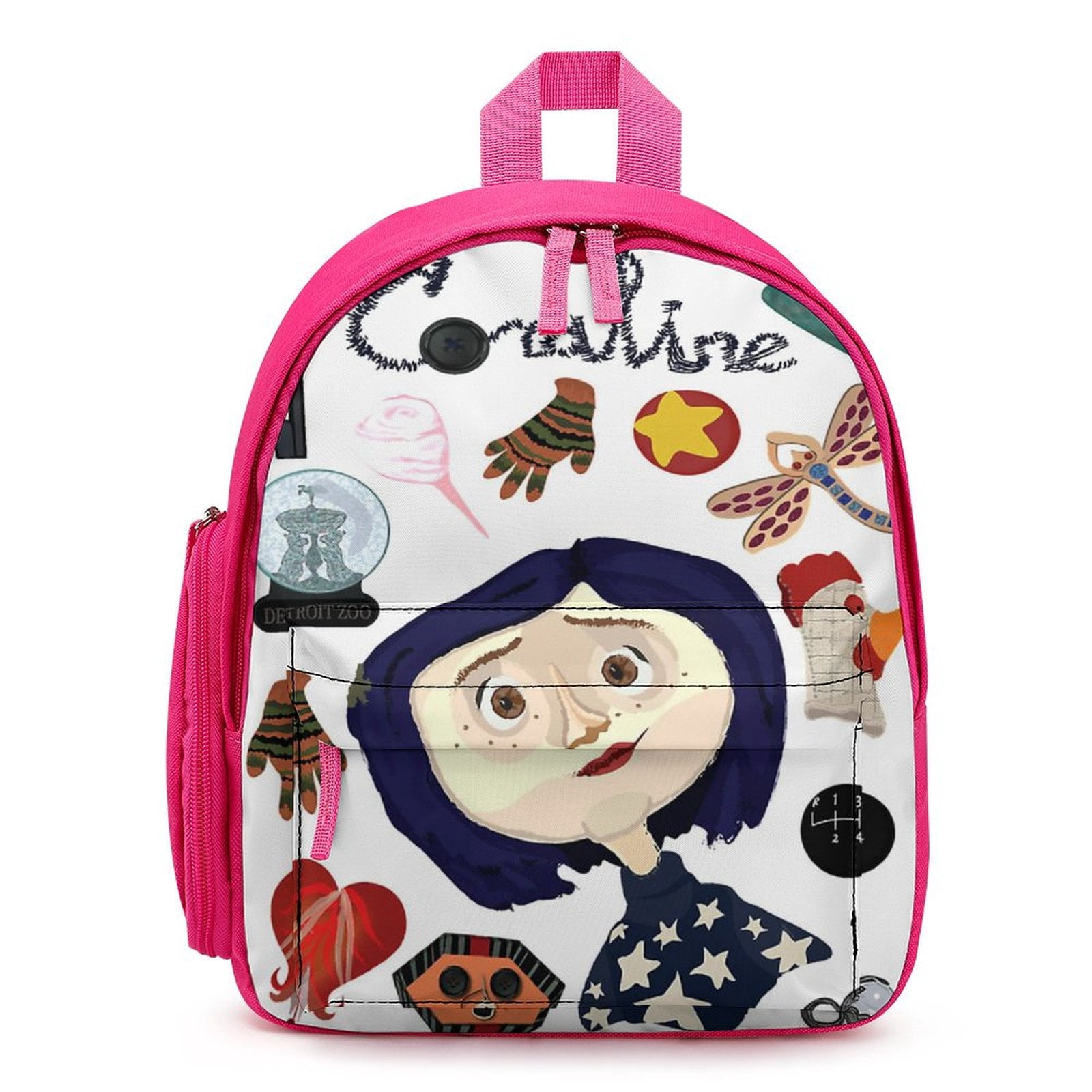Coraline Small Backpack Mini Backpack Purse for Boys Girls Cartoon