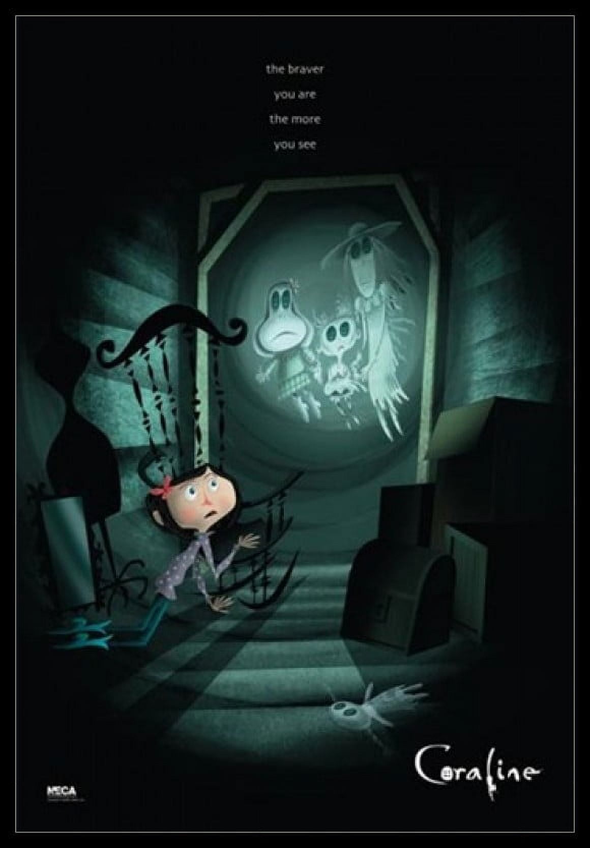 Coraline - The Braver You Are Laminated & Framed Poster (24 x 36) 