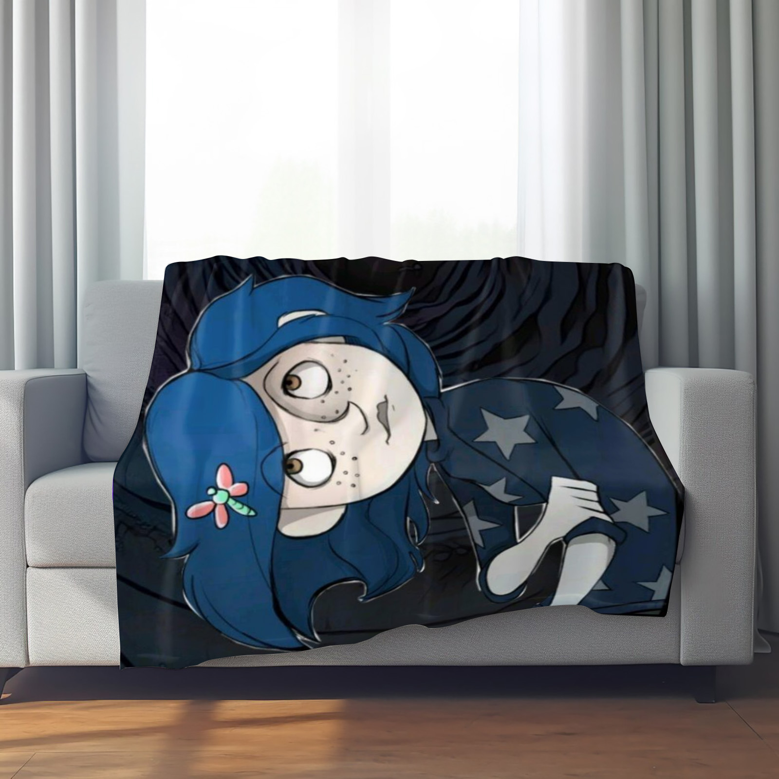 Coraline Throw Blanket,Weighted Blanket Super Soft Warm Flannel Warm