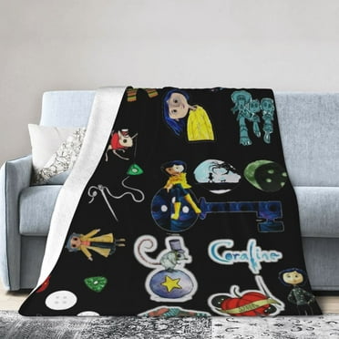 Coraline Ultra-Soft Micro Fleece Blanket 3d Fashion Print All Season Couch Sofa Warm Bed Throw Blanket