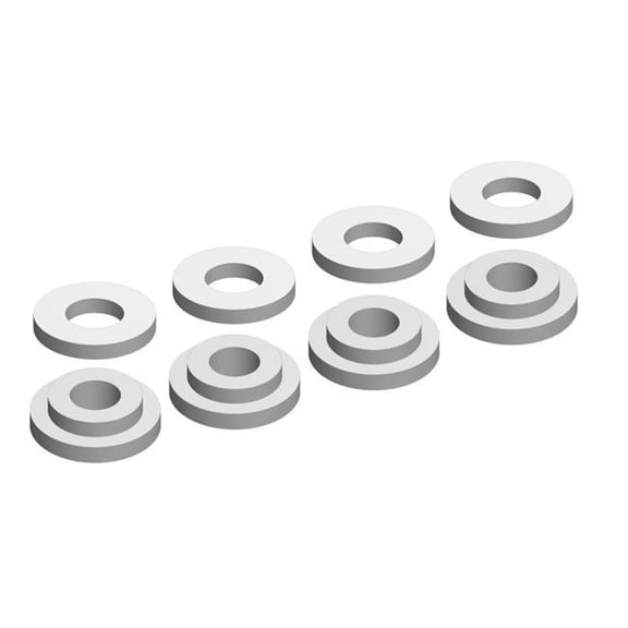Corally 00180-078 Shock Body Insert - Washer - Composite - 1 Set 4+4pcs : Dementor