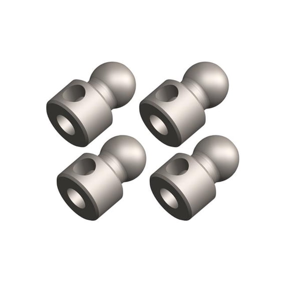 Corally 00180-220 Ball End 5.8mm - for Anti Roll Bar - Steel - 4 Pcs: Dementor Kr