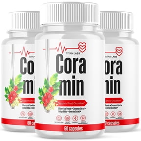 Coramin Advanced Formula Blood Support for Health and Wellness Cora Min 180 Capsules