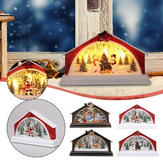 Village Lighting Brown Garland and Stocking Mantle Hanger